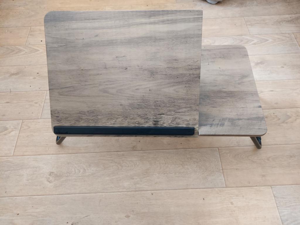Gusta Luxe Laptoptafel - Hoogte Verstelbaar, Overige houtsoorten, Gebruikt, Ophalen of Verzenden, Minder dan 70 cm