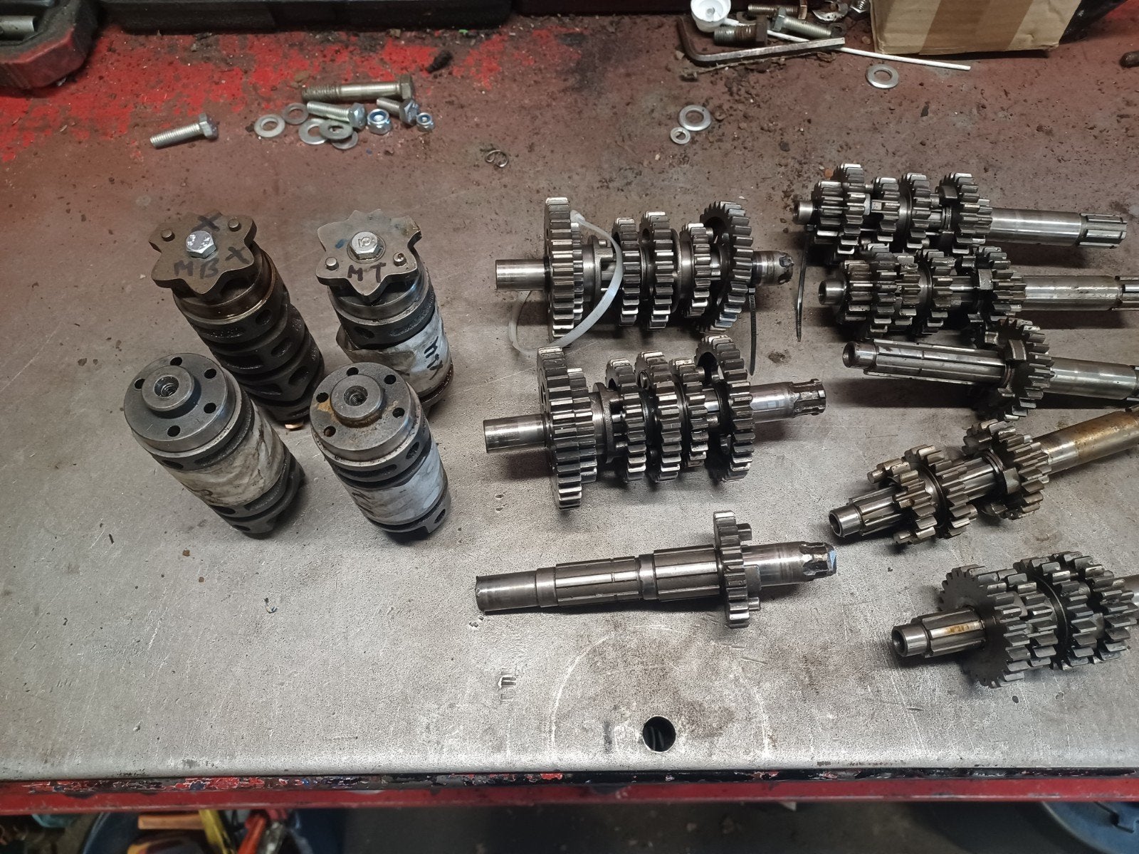 Honda mt mb mtx mbx 6 bak onderdelen, Gebruikt, Honda, Blok, Ophalen of Verzenden