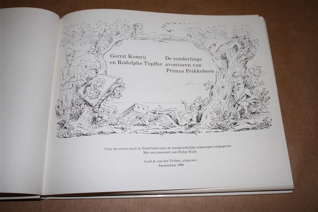 De zonderlinge avonturen van Primus Prikkebeen. Komrij., Eén stripboek, Ophalen of Verzenden, Gelezen