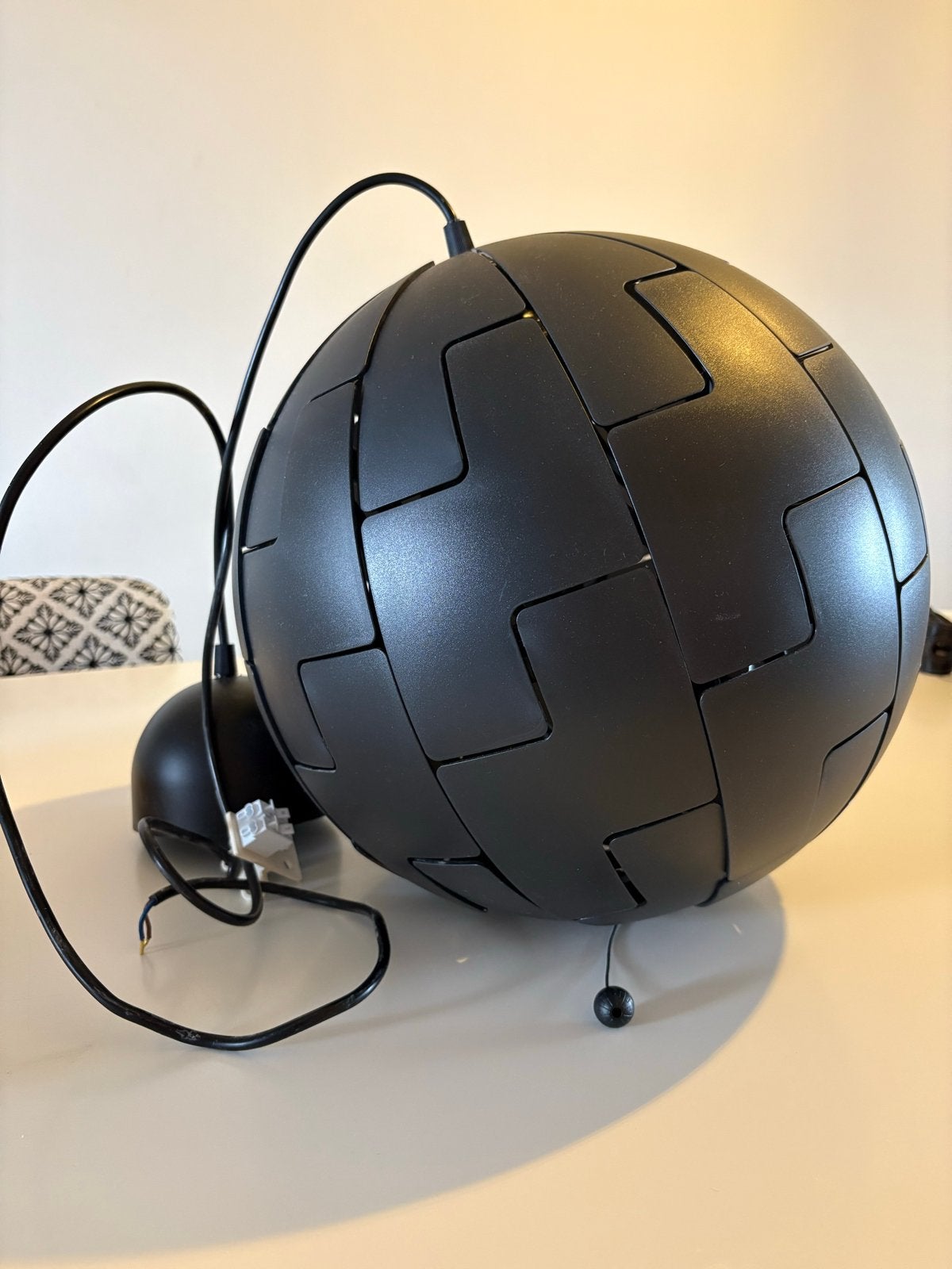 IKEA PS 2014 Hanglamp - Zwart, 35 cm, Ophalen, Gebruikt, Kunststof, E27 (groot)