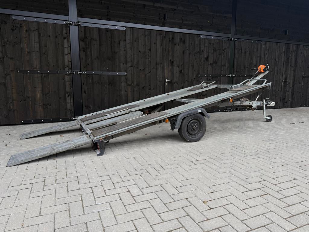 Autoambulance, auto aanhanger kantelbaar Ellebi LBA 1400 kg, Ophalen, Zo goed als nieuw