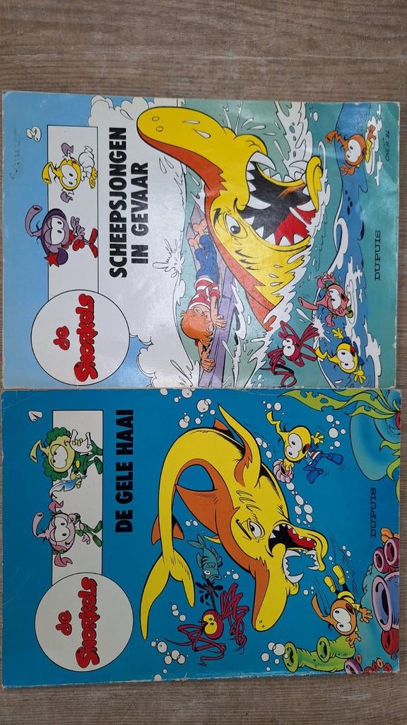 De Snorkels: De Gele Haai & Scheepsjongen in Gevaar, Boeken, Stripboeken, Gelezen, Ophalen of Verzenden, Dupuis, Meerdere stripboeken