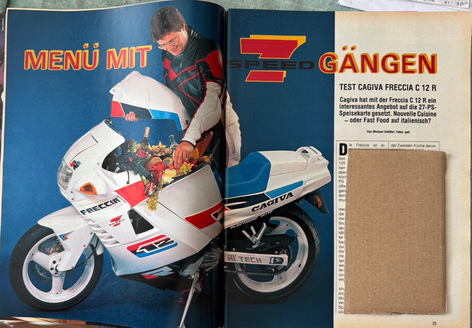 Test 1989 Cagiva Freccia C 12 R, Verzenden, Zo goed als nieuw, Motoren