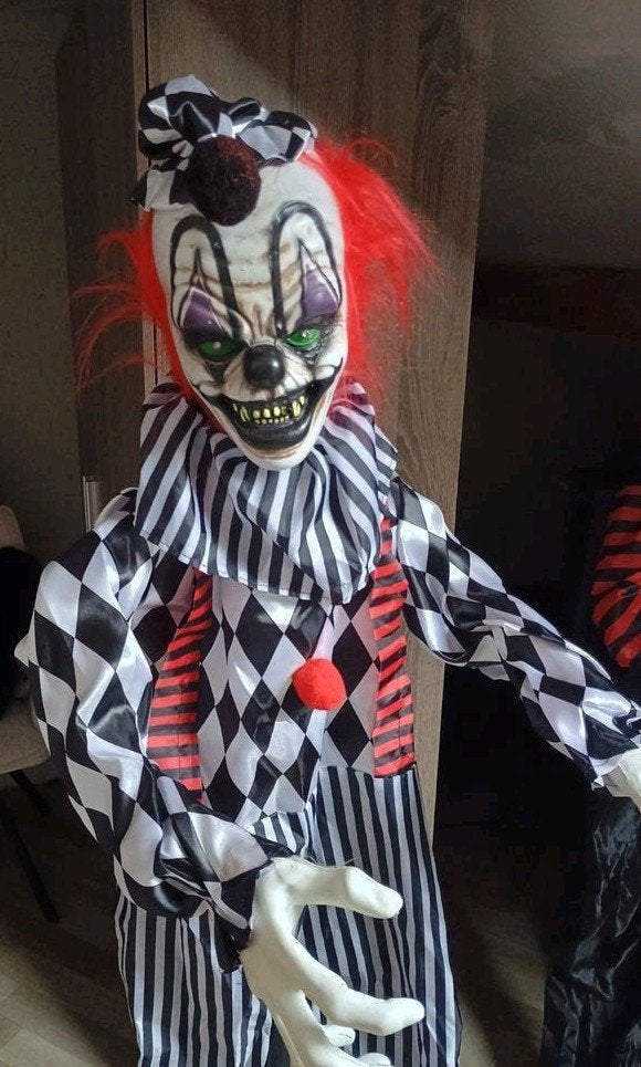 Halloween horror circus clown bewegend, Ophalen, Nieuw, Overige typen, Halloween of Griezel