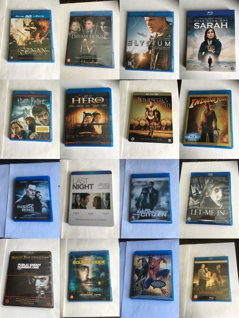 blu-ray collectie 16stuks diverse partij bluray OOK PER STUK, Ophalen of Verzenden, Zo goed als nieuw