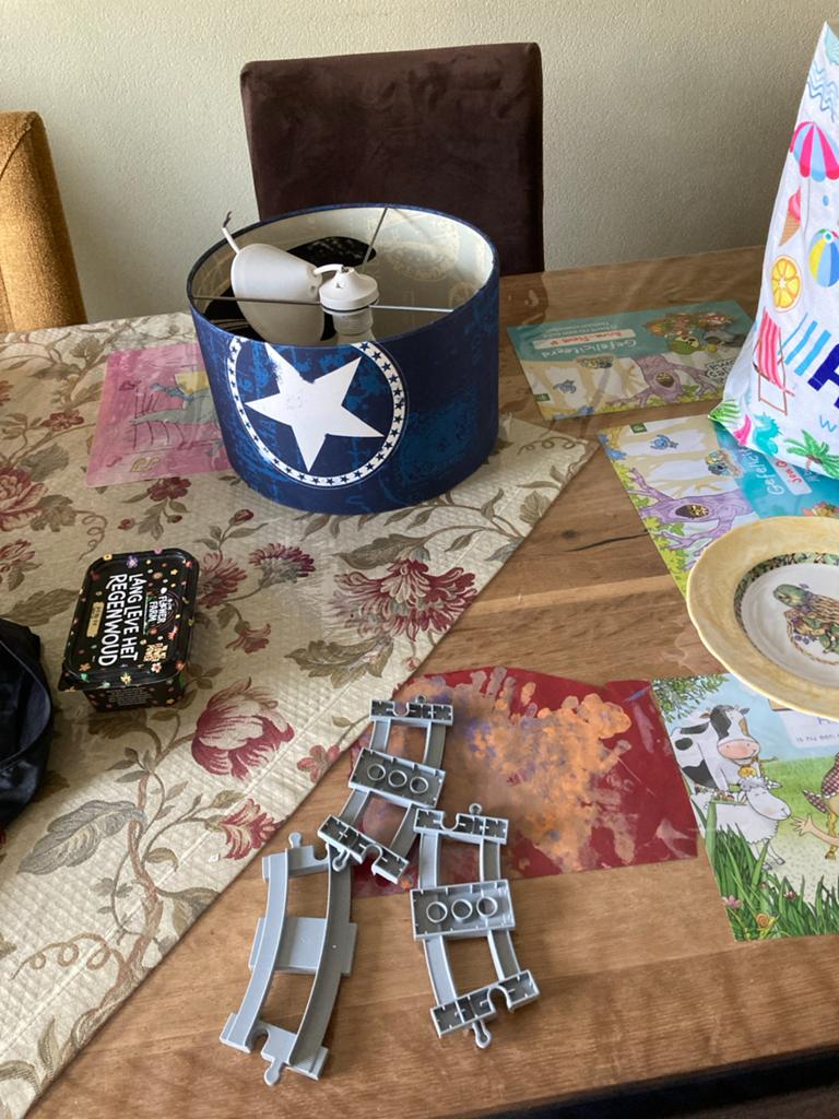 Little Dutch lampenkap jongen - Ster en vliegtuig, Kinderen en Baby's, Kinderkamer | Inrichting en Decoratie, Ophalen of Verzenden