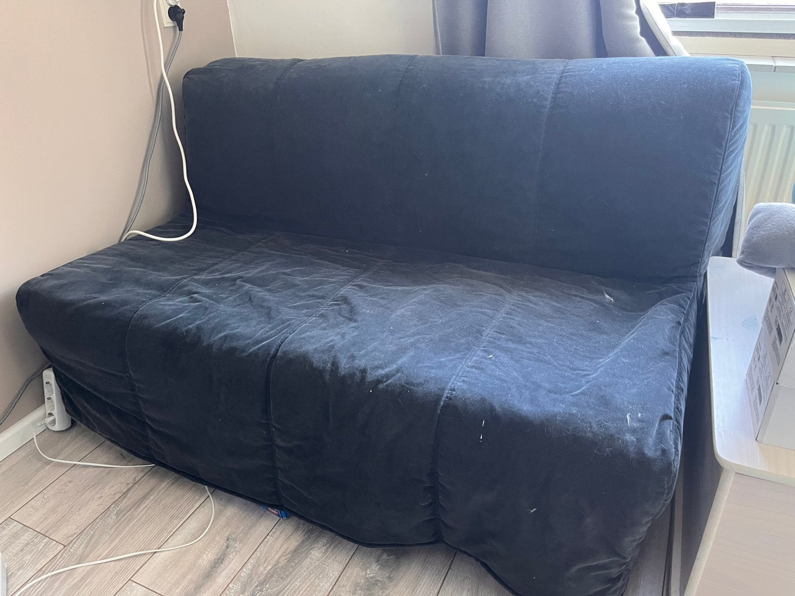Lycksele slaapbank ikea gratis op te halen, Ophalen, Gebruikt, Tweepersoons, 140 cm