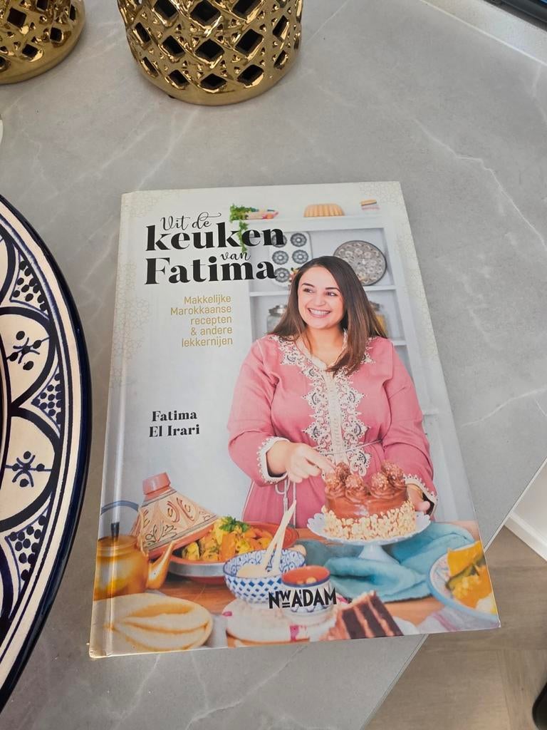 Uit de keuken van Fatima - Marokkaanse recepten, Midden-Oosten en Marokko, Ophalen of Verzenden, Zo goed als nieuw, Fatima El Irari