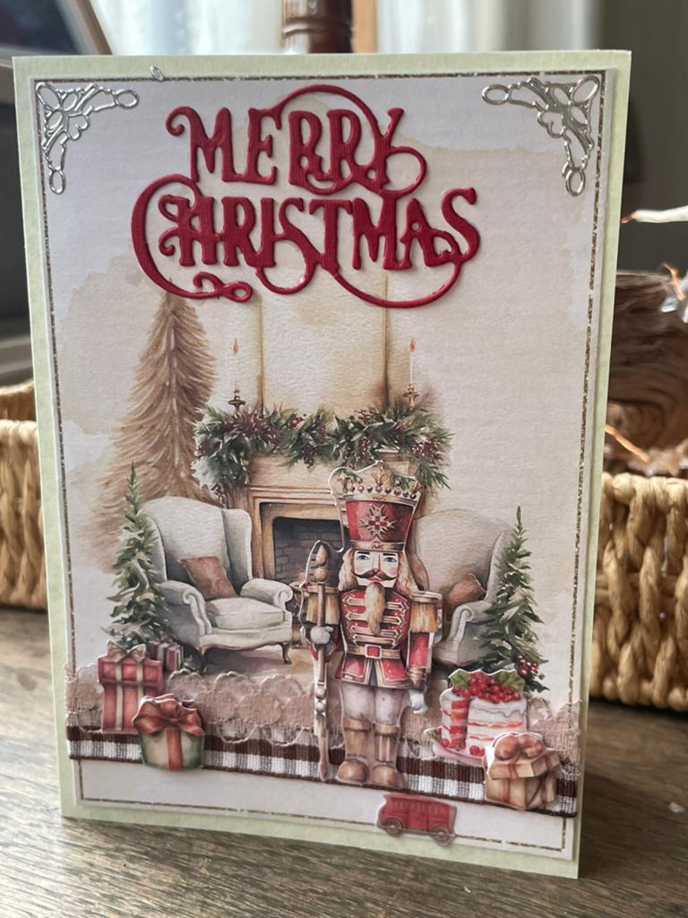 3d kerstkaart merry christmas, Verzenden, Nieuw, Kerst