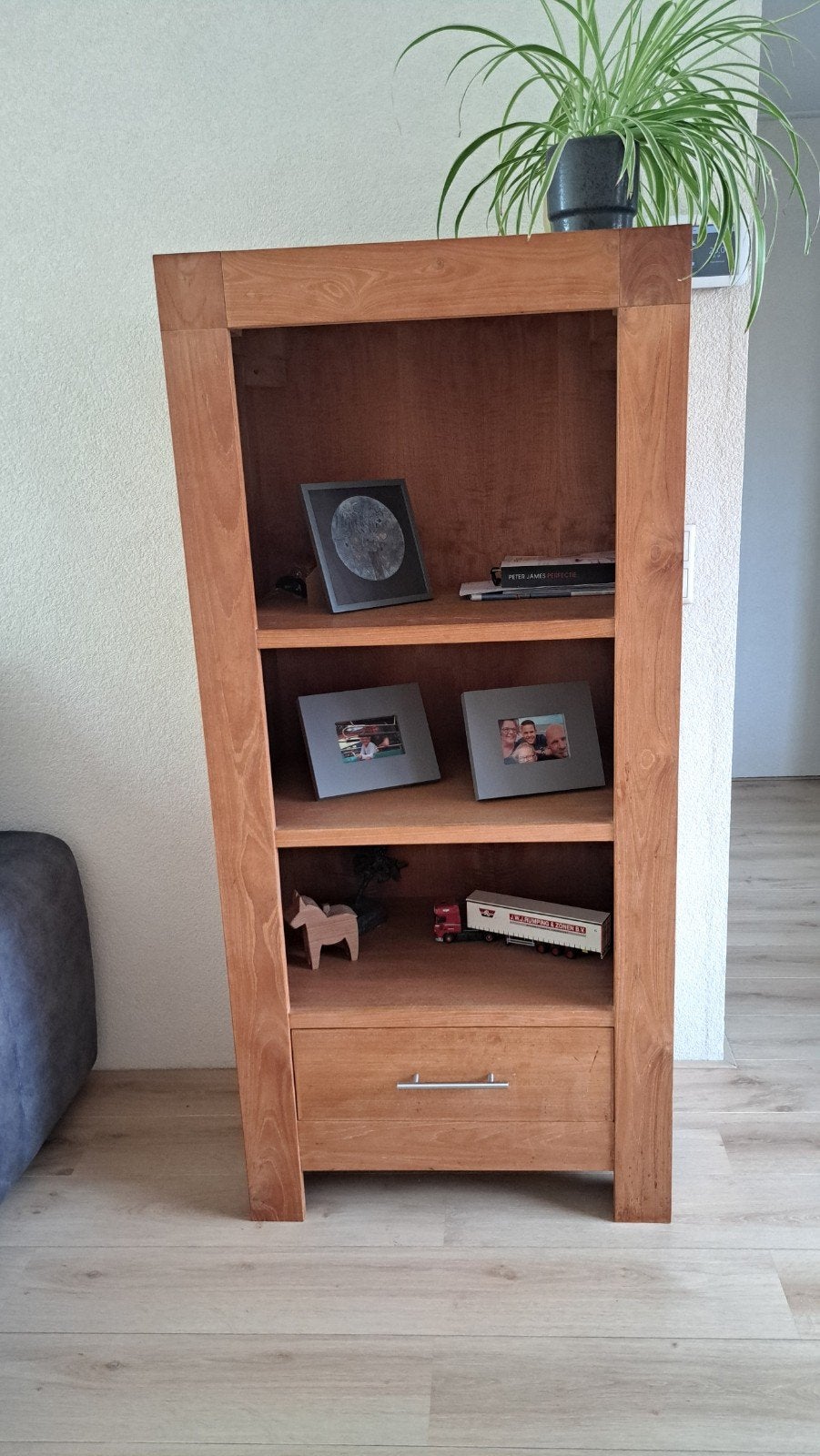 Teak Houten Meubelset: TV-kast, Kast, Salontafel, Open Kast, Ophalen, Gebruikt
