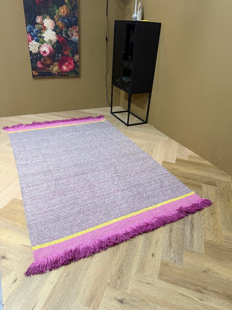 Brinker Decor Pink Taupe Vloerkleed  160 x 230cm, Huis en Inrichting, 150 tot 200 cm, 200 cm of meer, Ophalen of Verzenden, Roze
