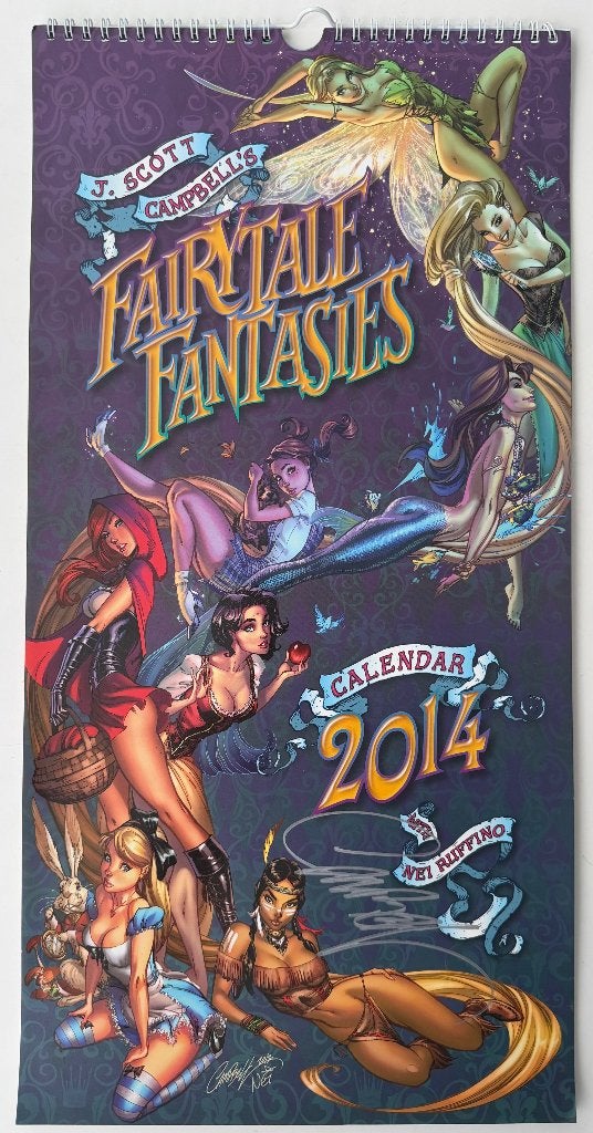 J. Scott Campbell - Calendar Fairytale Fantasies - 2014, Eén comic, Ophalen of Verzenden, Nieuw, Amerika