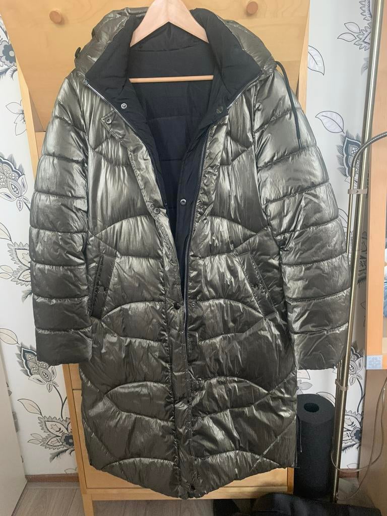 Mooie winterjas, goud/brons kleur, Ophalen of Verzenden, Zo goed als nieuw, Maat 46 (S) of kleiner, Blauw