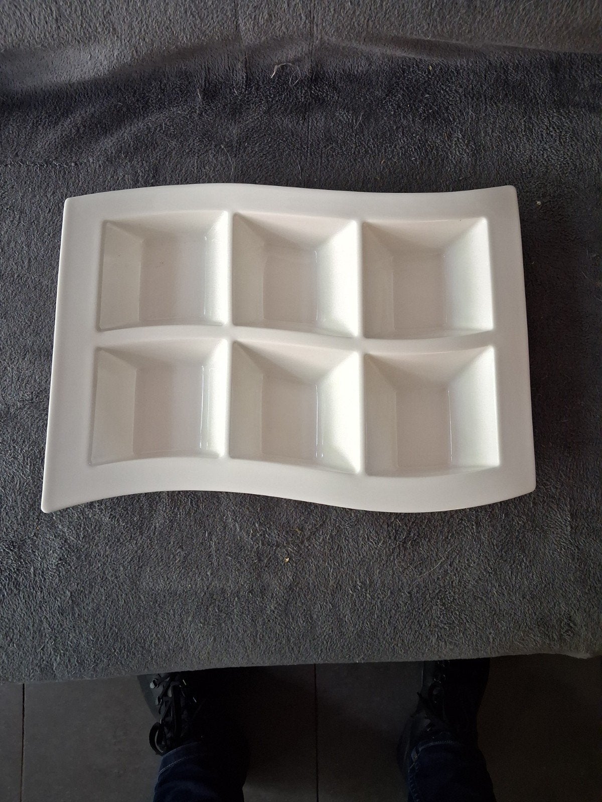 Villeroy & Boch NewWave Antipasti Schaal - 6 vakken, Villeroy & Boch, Ophalen of Verzenden, Modern, Porselein