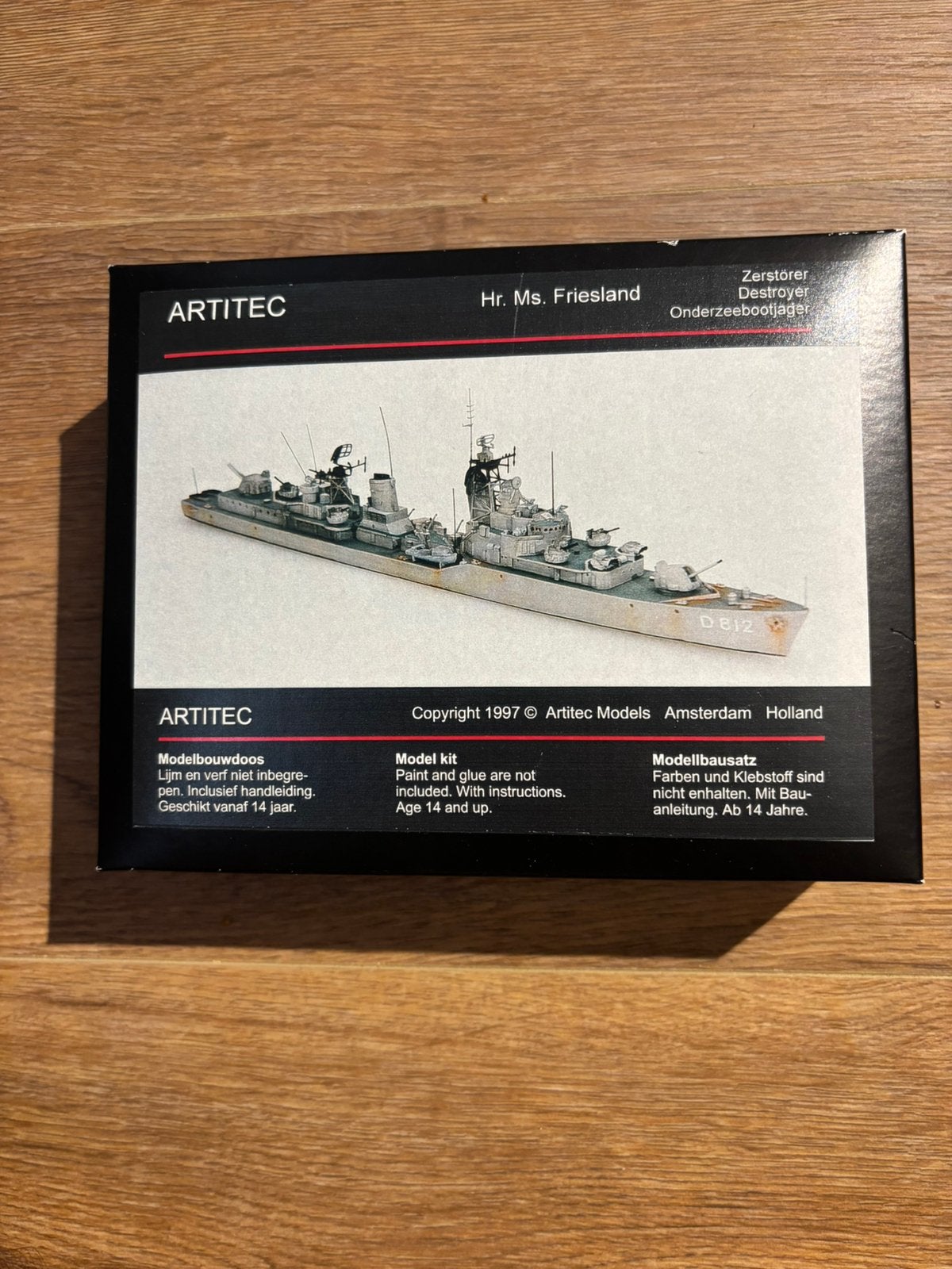 Artitec Hr. Ms. Friesland Onderzeebootjager Resin kit, Nieuw, Hobby en Vrije tijd, Modelbouw | Boten en Schepen, Ophalen of Verzenden