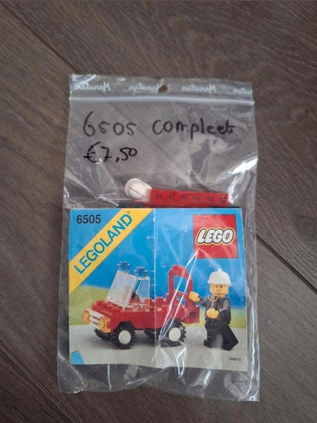Legoland 6505 compleet met boekje, Compleet, Lego, Ophalen of Verzenden, Zo goed als nieuw