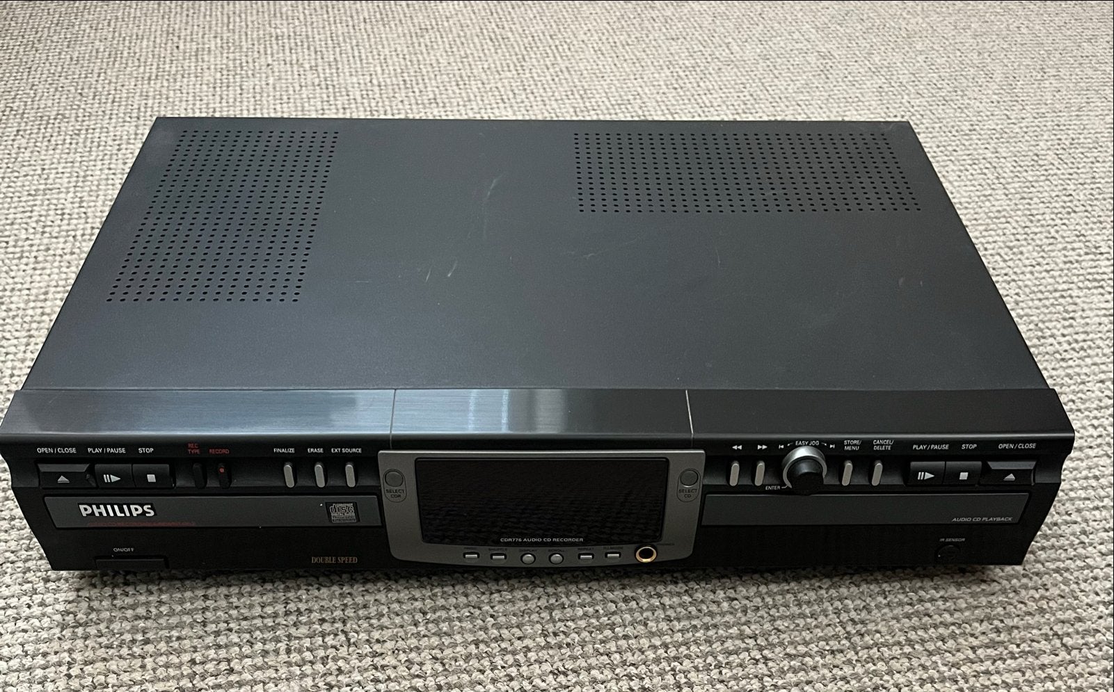 Philips Dubbele CD Speler - CD Recorder/Player, Ophalen of Verzenden, Gebruikt, Philips