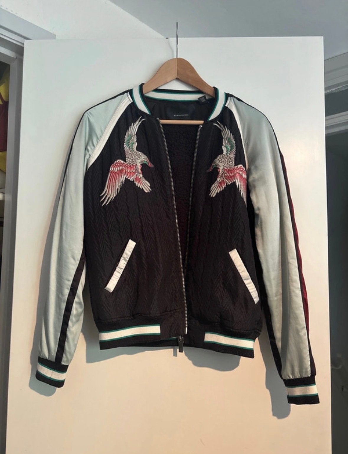 Scotch & Soda Jasje met borduursels, Ophalen of Verzenden, Gedragen, Maat 36 (S), Zwart