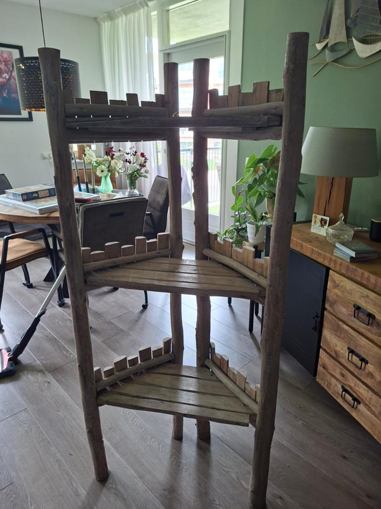 Houten hoekkast, Huis en Inrichting, Ophalen