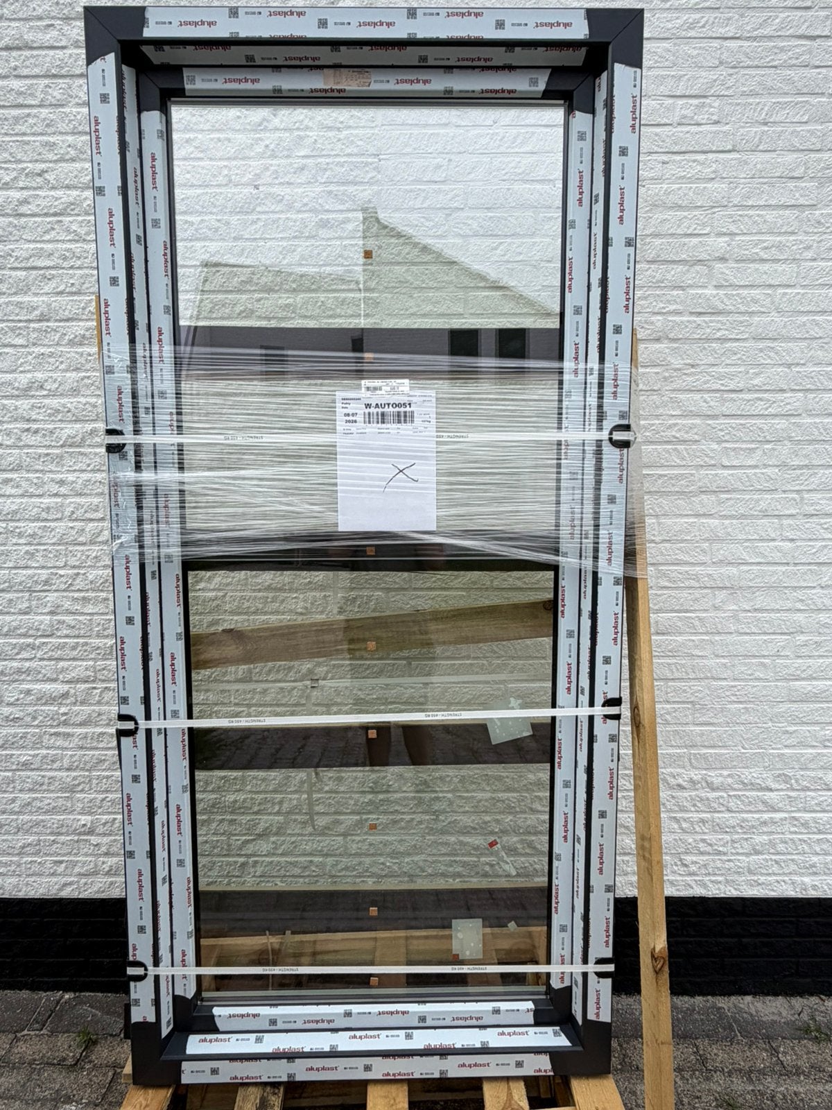 Nieuw kozijn te koop, Doe-het-zelf en Verbouw, Kozijnen en Schuifpuien, Kunststof, Raamkozijn, Nieuw, Inclusief glas