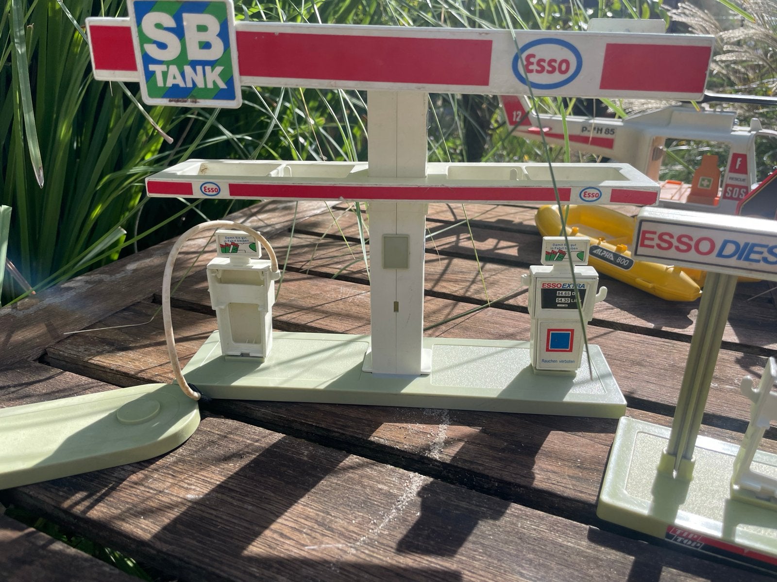 Vintage Esso Tankstation Speelset - Jaren '70/'80, Ophalen of Verzenden, Gebruikt, Jongen of Meisje