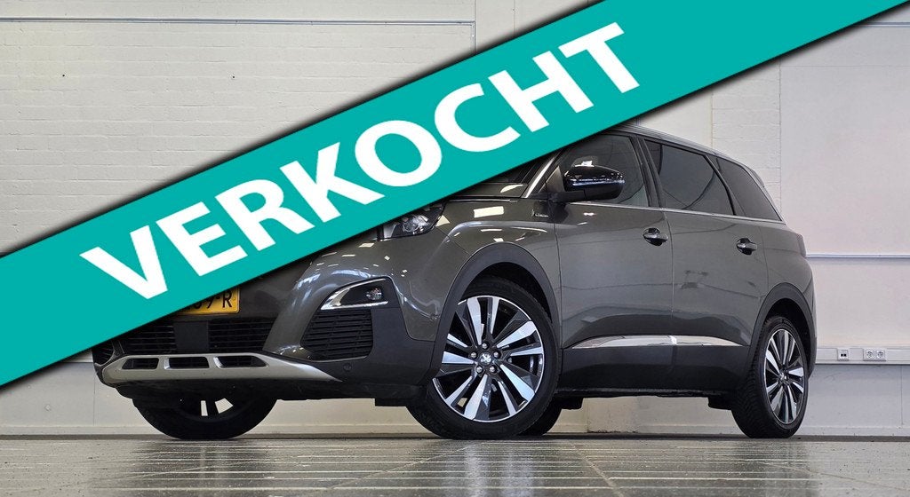 Peugeot 5008 1.6 e-THP GT-Line 7p Trekhaak Leder Pano Navi A, Auto's, Peugeot, 1350 kg, Gebruikt, 4 cilinders, 7 stoelen