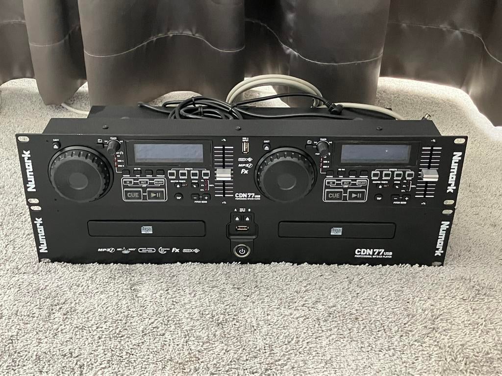 Numark CDN-77 dubbele CD-speler met MP3, Muziek en Instrumenten, Ophalen, Zo goed als nieuw, Dj-set, Numark