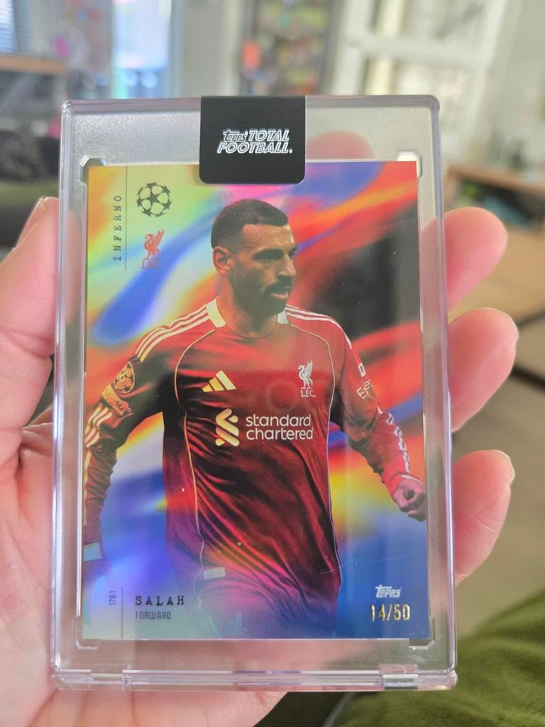 Mo Salah topps total football Inferno/50, Ophalen of Verzenden