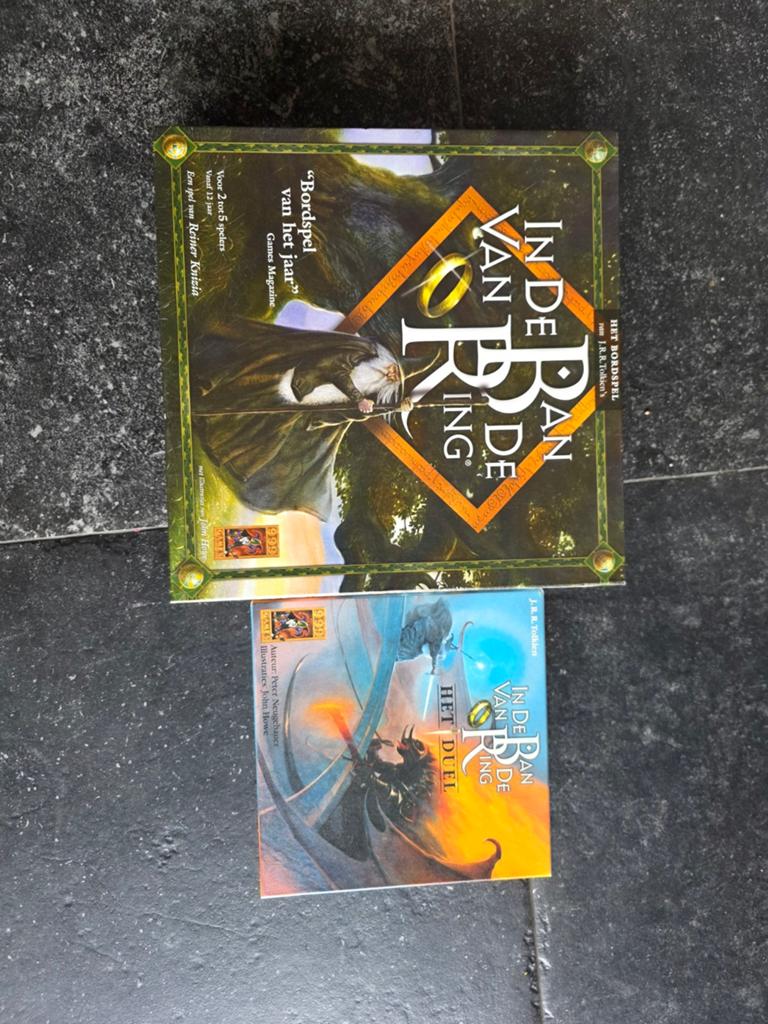 In de Ban van de Ring Bordspellen (2 stuks), Hobby en Vrije tijd, Gezelschapsspellen | Bordspellen, Vijf spelers of meer, Ophalen of Verzenden