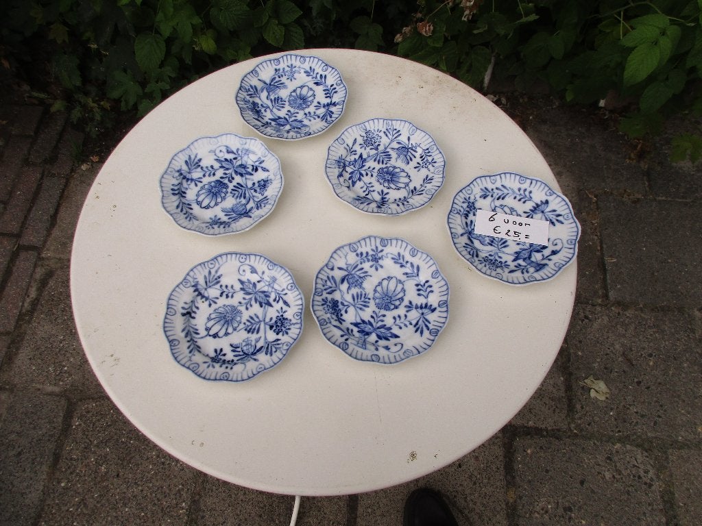 petit four - zwiebelmuster - delfts, Ophalen of Verzenden
