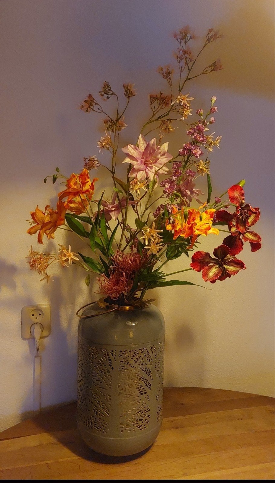 Prachtig kunstbloemen boeket, Ophalen of Verzenden, Zo goed als nieuw