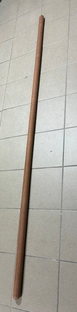 Mahonie trapleuning 240 cm. Nieuw., Doe-het-zelf en Verbouw, Ladders en Trappen, Ophalen, Nieuw, 2 tot 4 meter