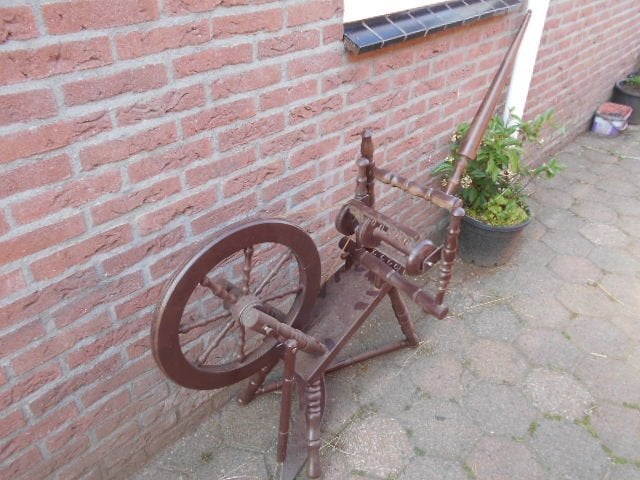 spinnenwiel, Ophalen, Gebruikt