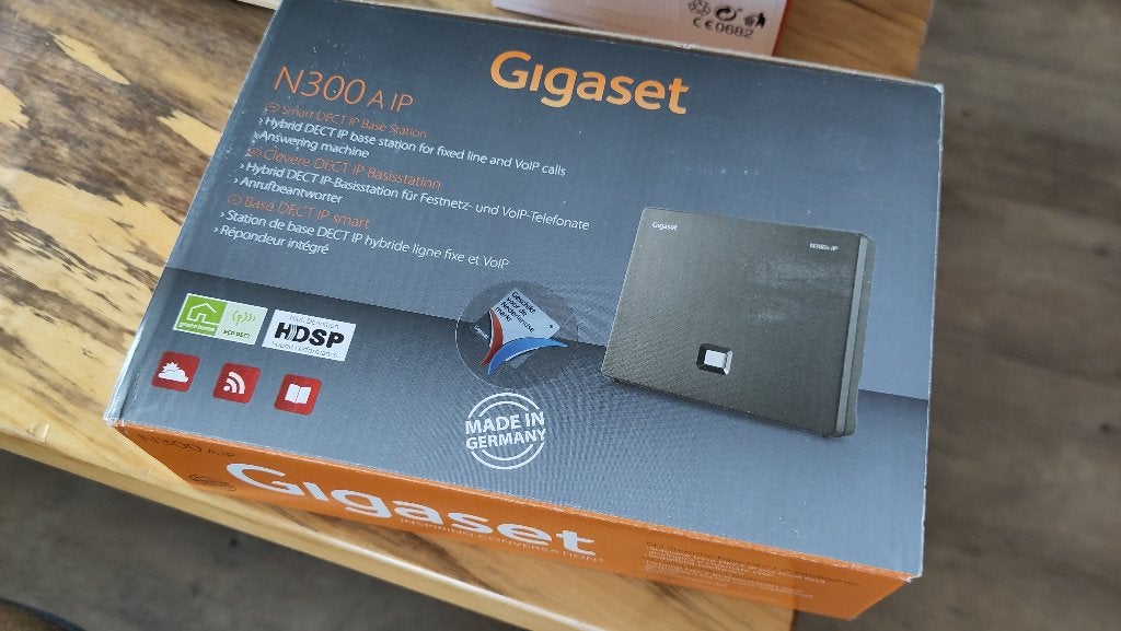 Dect IP Base Station, Telecommunicatie, Ophalen of Verzenden, Zo goed als nieuw, 1 handset