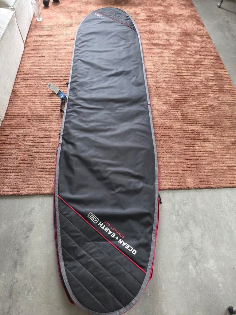 Longboard boardbag 9'6 Ocean + Earth - zo goed als nieuw, Watersport en Boten, Golfsurfen, Ophalen, Zo goed als nieuw