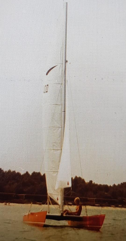 Catamaran, Watersport en Boten, Zeilen en Zeiltoebehoren, Zo goed als nieuw, Minder dan 15 m², Ophalen of Verzenden
