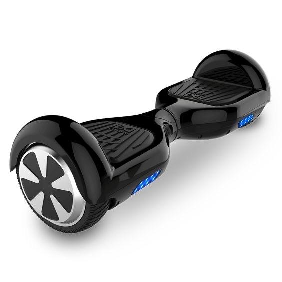 Gebruikte Hoverboard - Zwart met LED-verlichting, Ophalen of Verzenden, Gebruikt, Overige typen