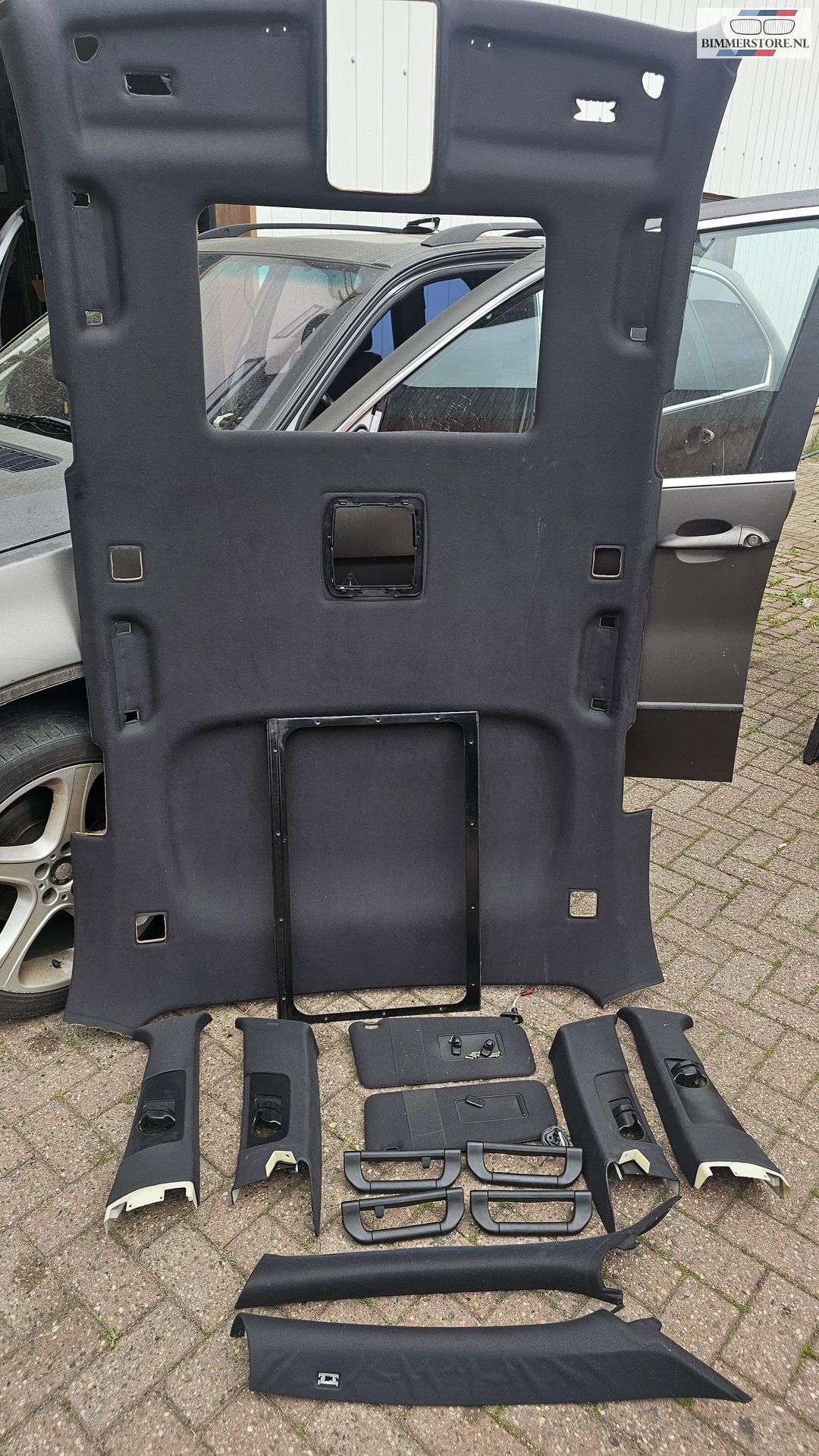 Hemel set zwart antraciet BMW X5 serie E53 Met schuifdak, Auto-onderdelen, Ophalen, Gebruikt, -, -