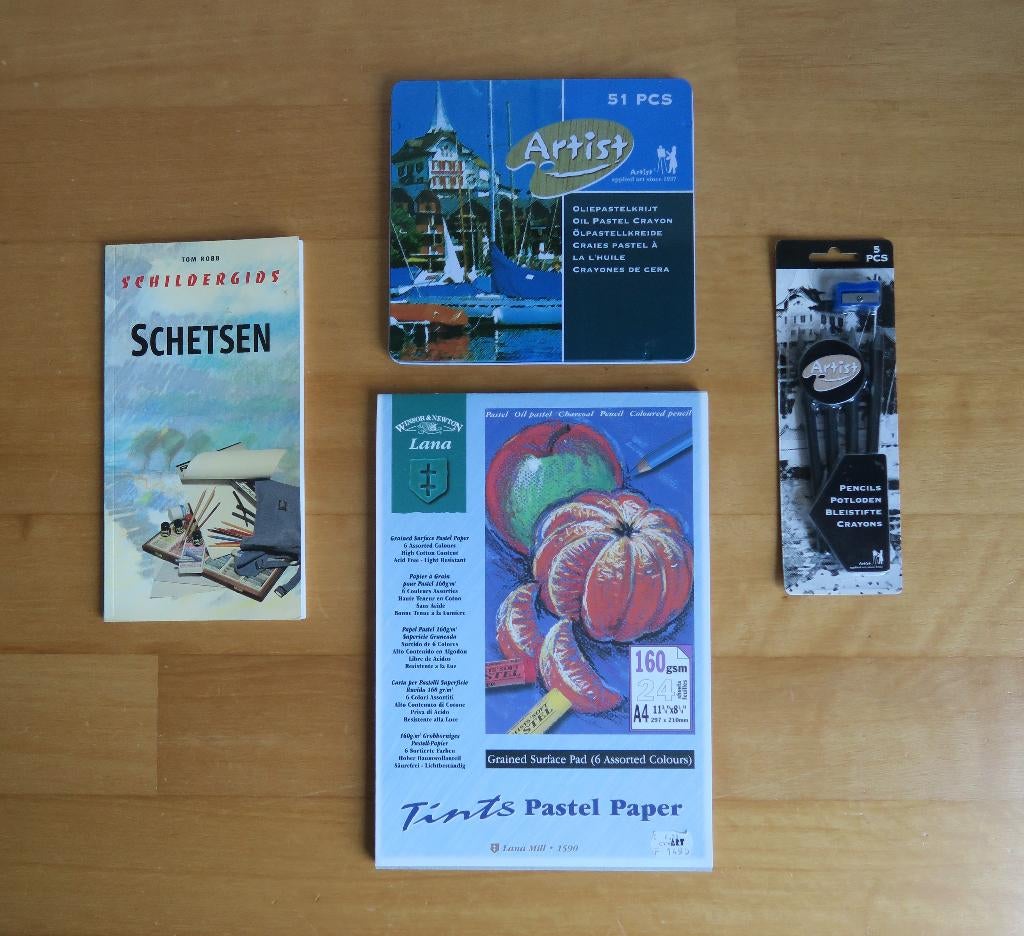 ***NIEUW*** Artist Oliepastelkrijt + Lana Tints Pastelpapier, Ophalen of Verzenden, Nieuw, Overige typen