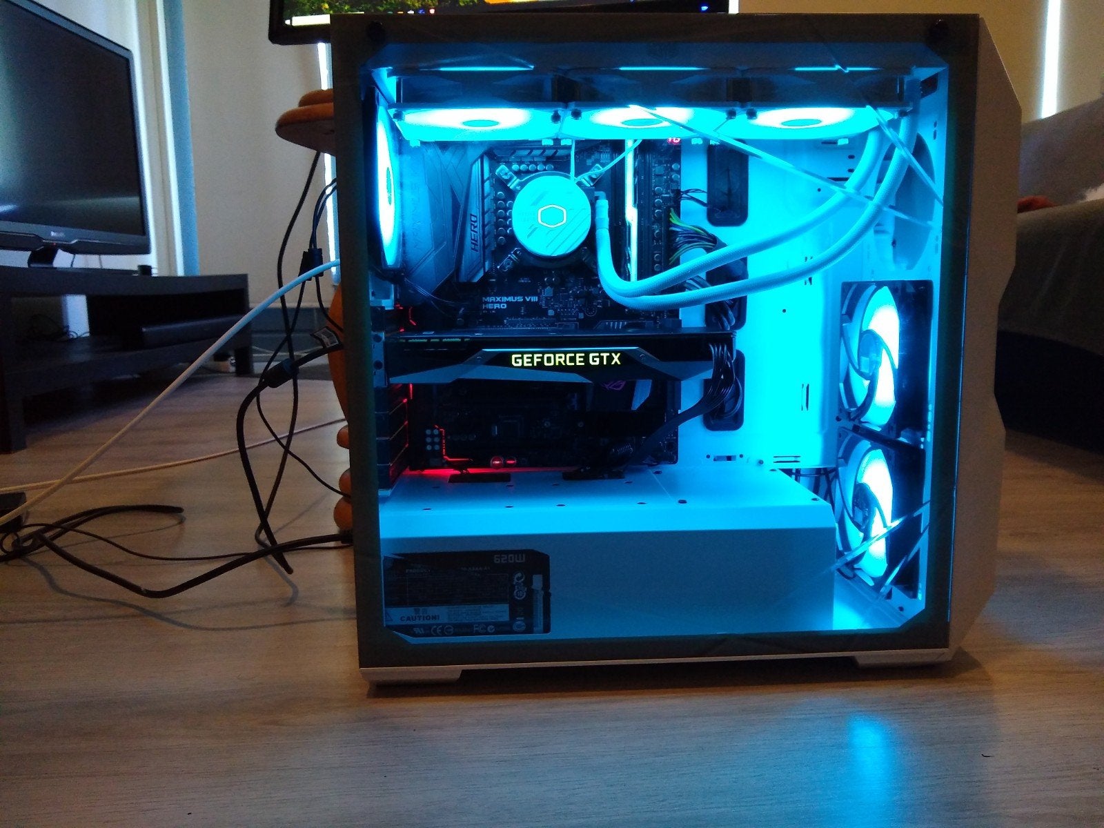 Gaming pc i5 6600k,GTX 1070 founder's, ROG maximus viii hero, Ophalen, Gebruikt, 1.25 TB, ASUS ROG / Cooler Master