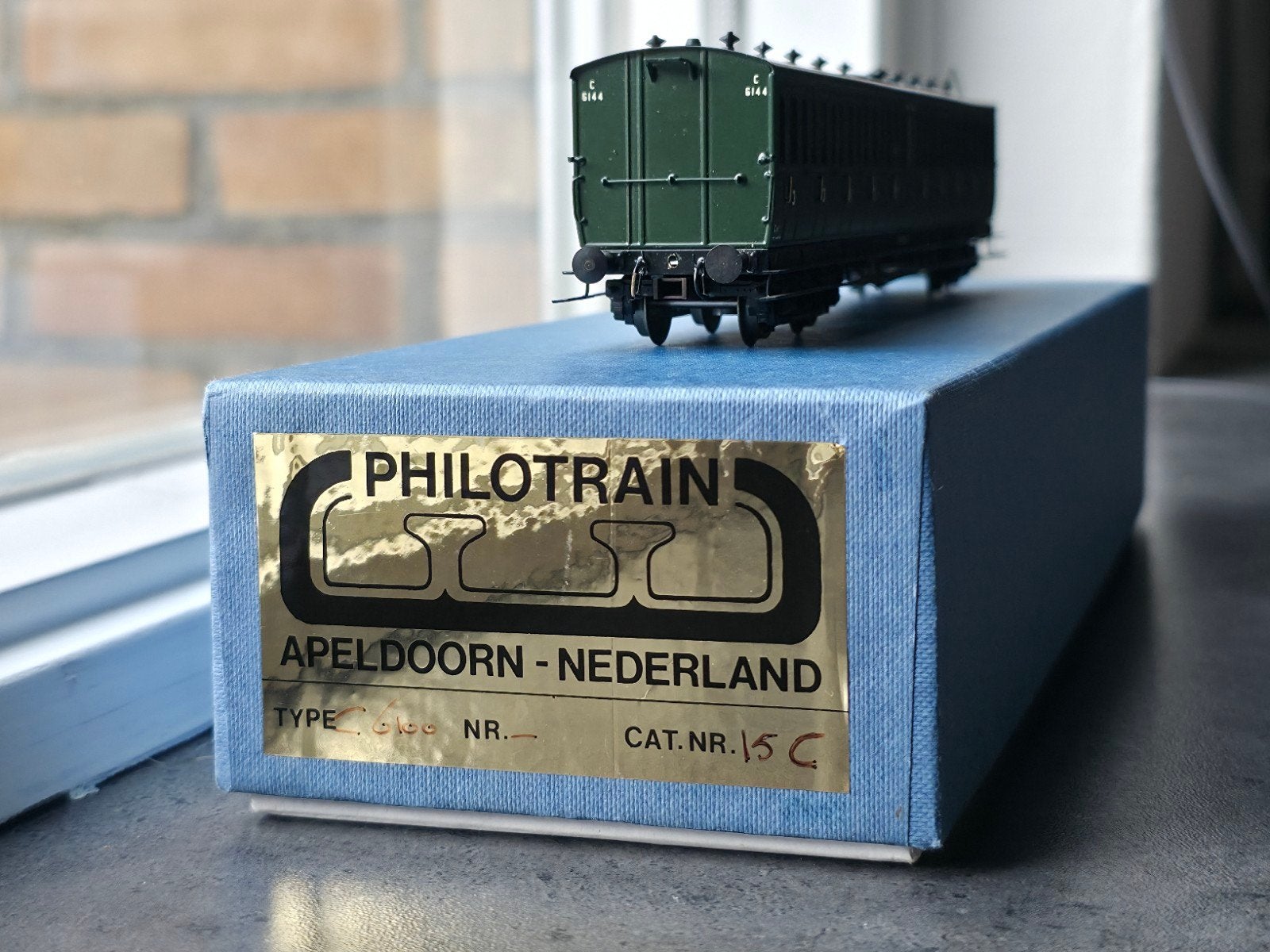 Philotrain c10c c6144 personenrijtuig NS 3e klasse., Hobby en Vrije tijd, Modeltreinen | H0, Overige merken, Gelijkstroom, Analoog