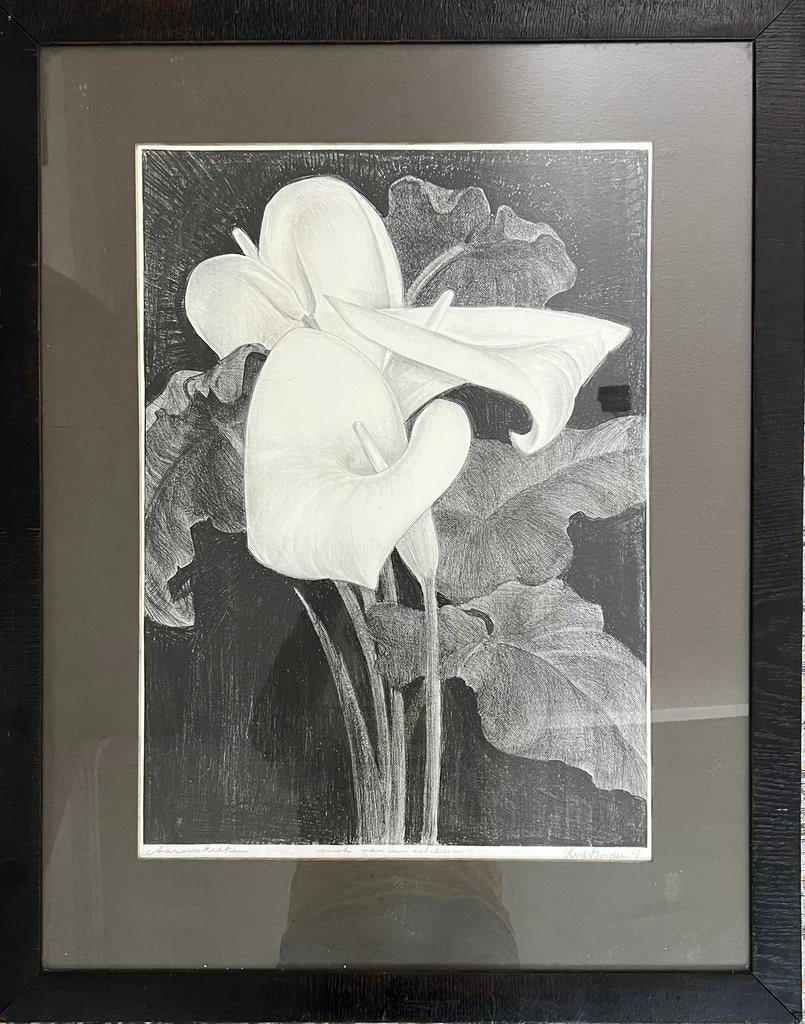 Art deco lithografie van Reyer van der Borden, Ophalen