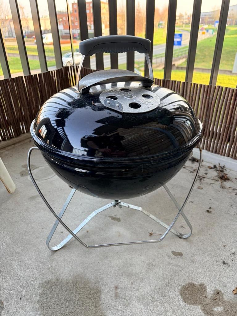 Weber Smokey Joe Premium Houtskoolbarbecue Zwart, Tuin en Terras, Ophalen of Verzenden, Gebruikt