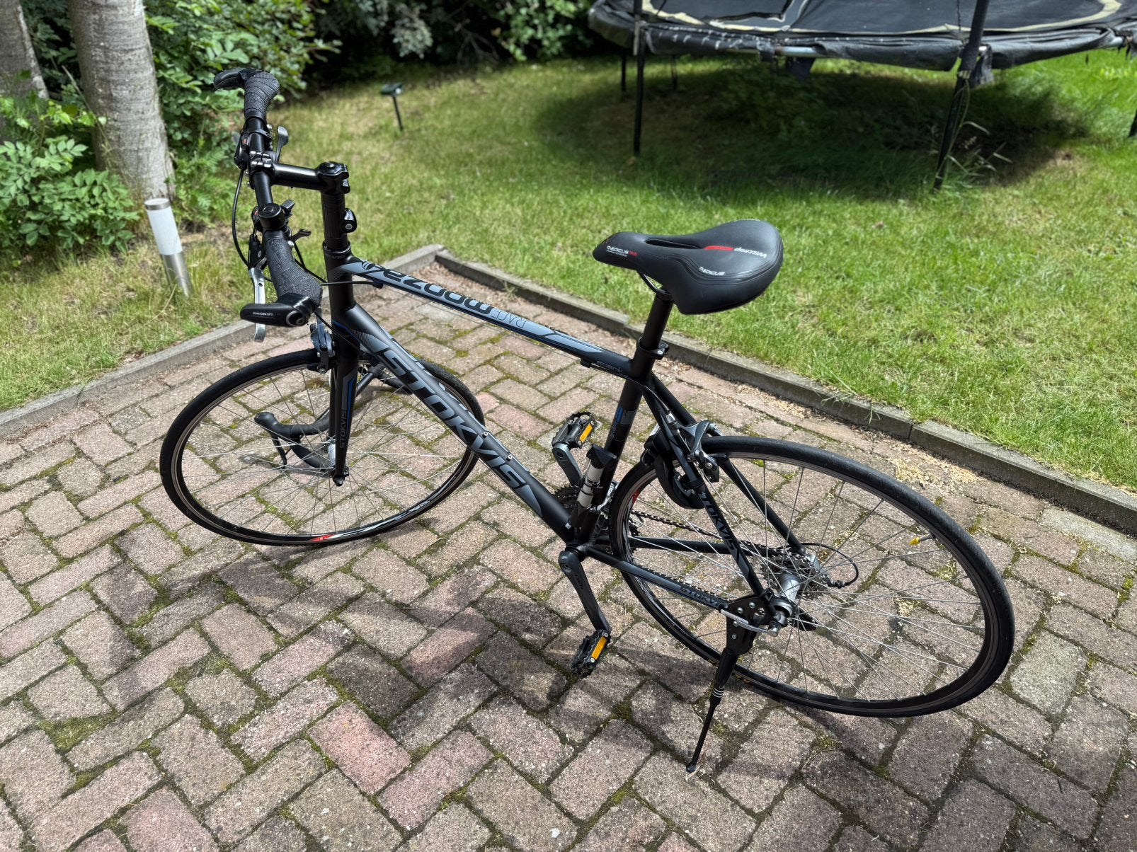 Stokvis Monza custumized racefiets met recht stuur, Ophalen, Zo goed als nieuw, Meer dan 20 versnellingen, Overige merken
