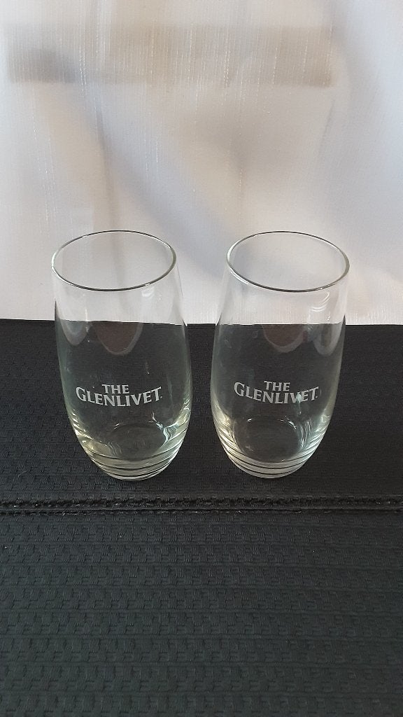 THE GLENLIVET long drink glazen, 2 stuks, Verzamelen, Ophalen of Verzenden, Zo goed als nieuw, Borrel- of Shotglas
