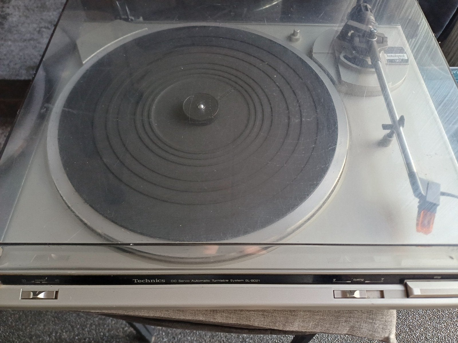 Technics SL-BD21D DC Servo Automatische Platenspeler, Ophalen, Gebruikt, Automatisch, Platenspeler