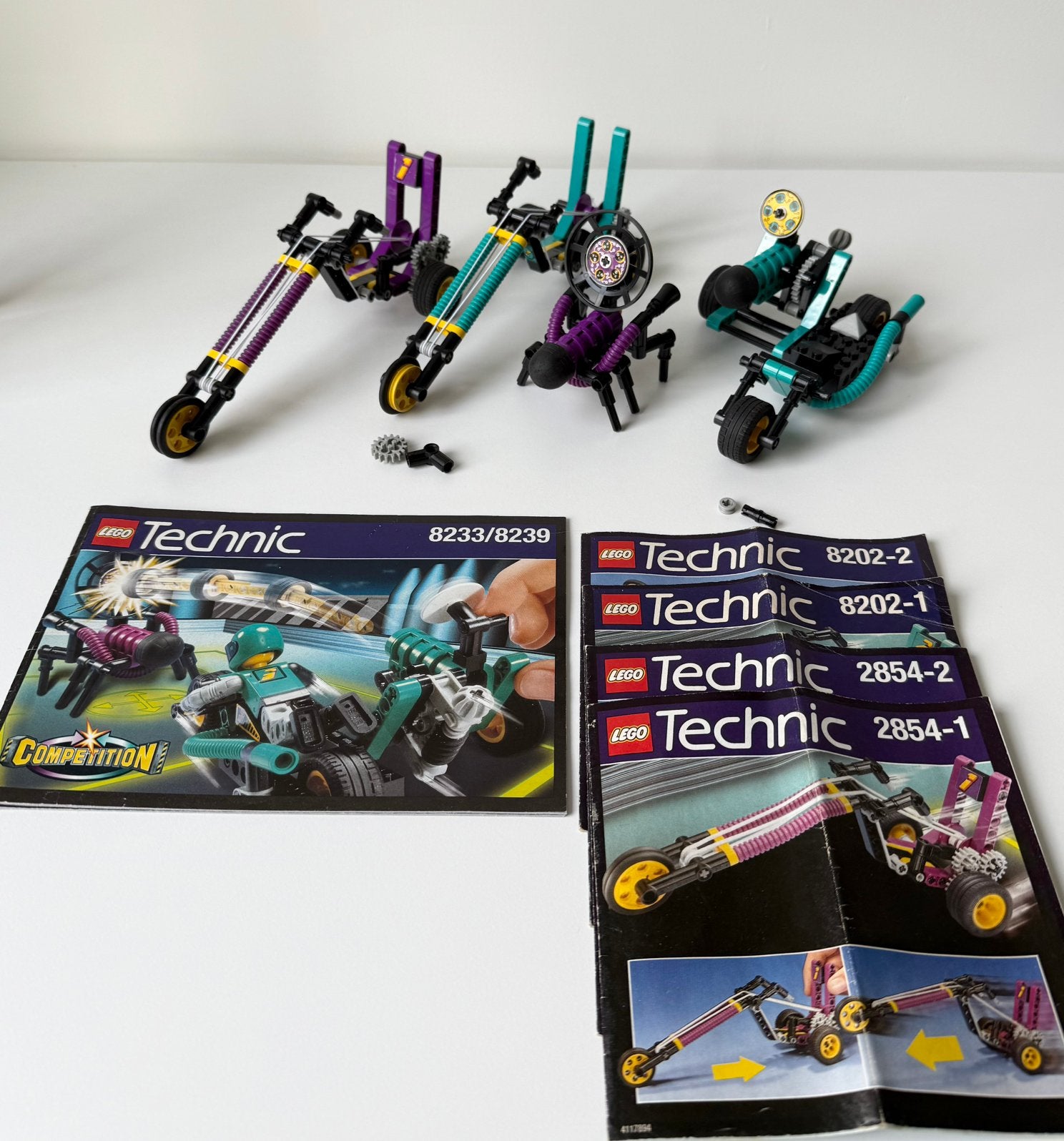 Lego Technic 8233/8239, 2854, 8202, Ophalen of Verzenden, Gebruikt, Lego, Technic