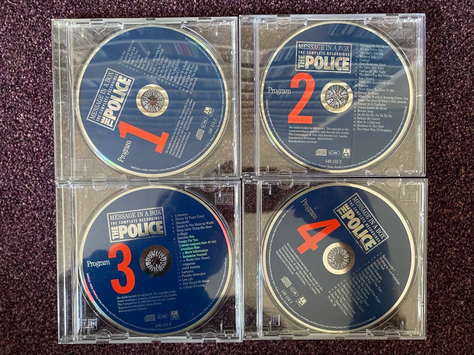 The Police - Message in a Box: The Complete Recordings (4CD), Ophalen, Gebruikt, Classic Rock, Boxset