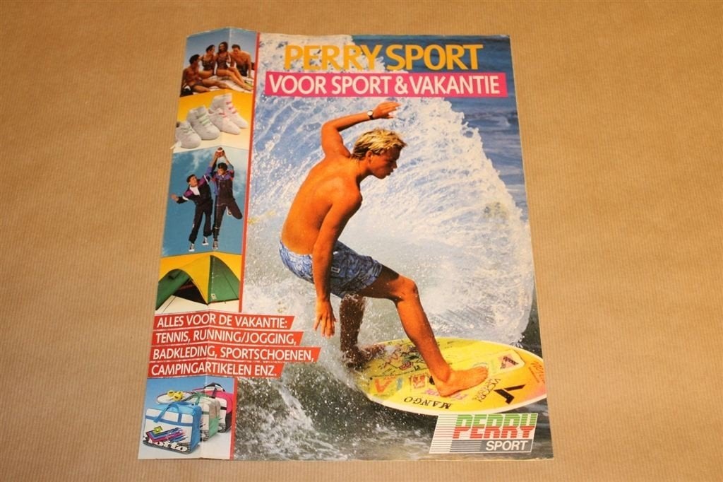 Zeldzame reclame-uitgave Perry Sport - Circa 1990, Ophalen of Verzenden, Zo goed als nieuw