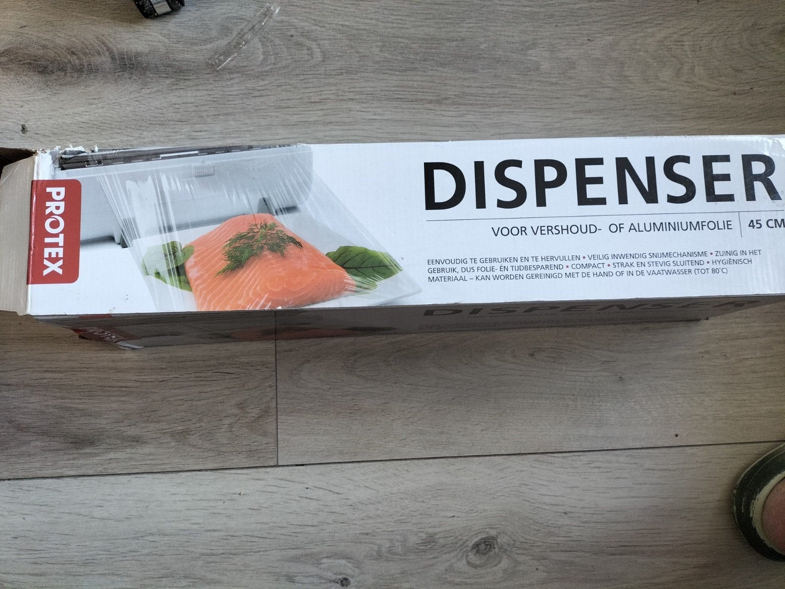 DISPENSER  VOOR VERSHOUD FOLIE 45 cm breedte, Overige typen, Kunststof, Ophalen of Verzenden, Zo goed als nieuw